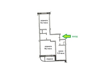 Квартира 59,7 м², 2-комнатная - изображение 4