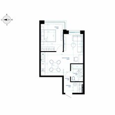 Квартира 44,5 м², 1-комнатная - изображение 3