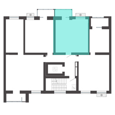 Квартира 38 м², 1-комнатная - изображение 2