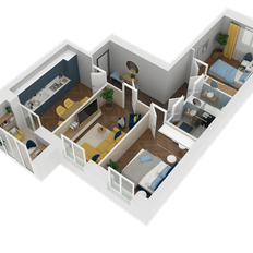 Квартира 68,1 м², 3-комнатная - изображение 3