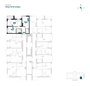 Квартира 76,7 м², 2-комнатная - изображение 2