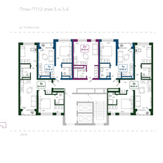 Квартира 34,4 м², 1-комнатная - изображение 3