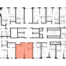Квартира 39,8 м², 1-комнатная - изображение 2