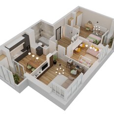 Квартира 79,8 м², 3-комнатная - изображение 2