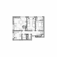 Квартира 71,7 м², 3-комнатная - изображение 2