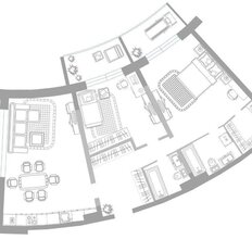 Квартира 103,9 м², 2-комнатные - изображение 3