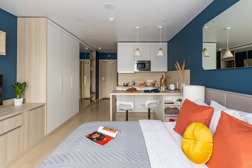 27 м², апартаменты-студия 3 990 ₽ в сутки - изображение 62