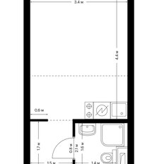 Квартира 19,9 м², студия - изображение 3