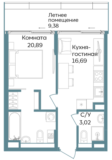 101,8 м², 4-комнатная квартира 10 800 000 ₽ - изображение 95