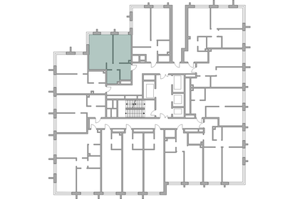 Квартира 42,2 м², 1-комнатная - изображение 3