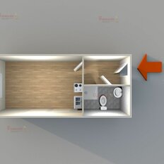 Квартира 24 м², студия - изображение 1