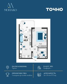 Квартира 37,1 м², 1-комнатная - изображение 1