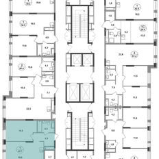 Квартира 42,7 м², 1-комнатная - изображение 2