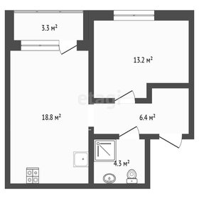 Квартира 42,8 м², 1-комнатная - изображение 1