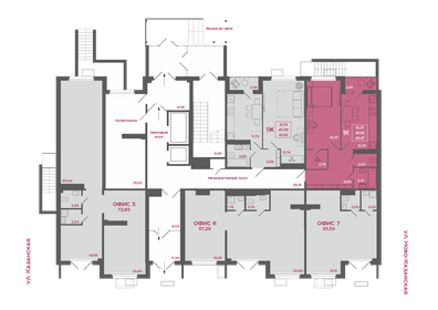 Квартира 49,5 м², 1-комнатная - изображение 2