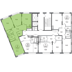 Квартира 78 м², 3-комнатная - изображение 2