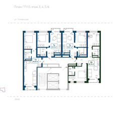 Квартира 56,8 м², 2-комнатная - изображение 3