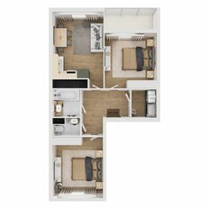 Квартира 63 м², 2-комнатная - изображение 2