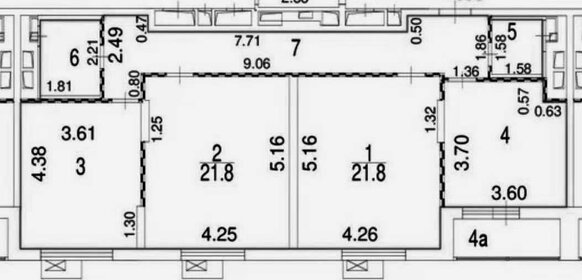 Квартира 97,8 м², 3-комнатная - изображение 1