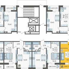Квартира 35,8 м², 1-комнатная - изображение 2