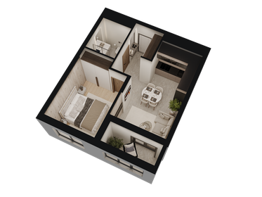 Квартира 40,9 м², 1-комнатная - изображение 3