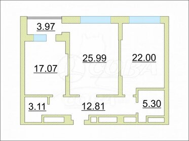 Квартира 86,3 м², 2-комнатная - изображение 5