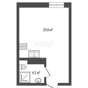 Квартира 28,9 м², студия - изображение 1