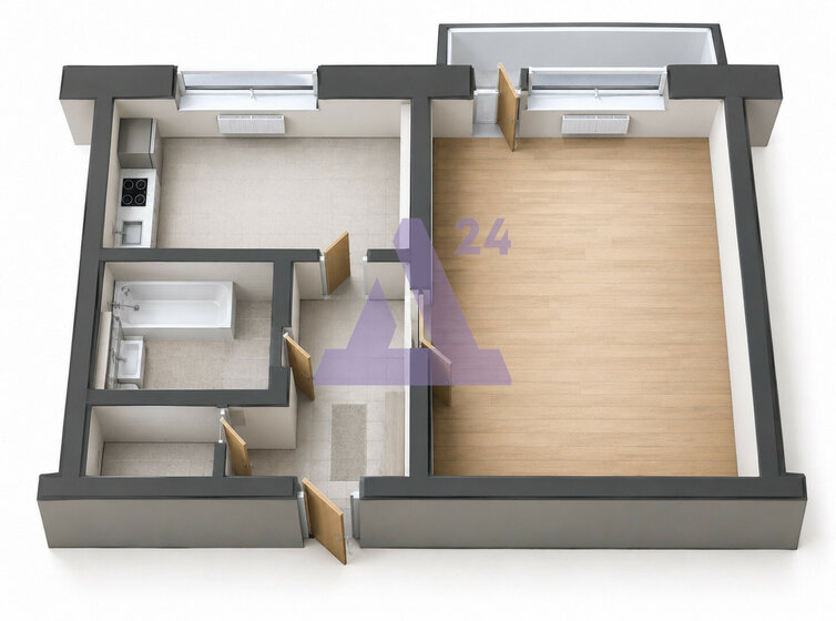 34 м², 1-комнатная квартира 5 700 000 ₽ - изображение 55