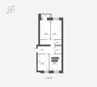 Квартира 87 м², 3-комнатная - изображение 1