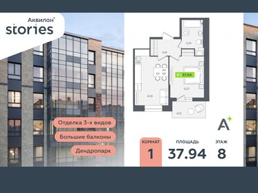 Квартира 37,9 м², 1-комнатная - изображение 1