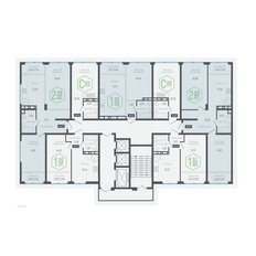 Квартира 66,3 м², 2-комнатная - изображение 2