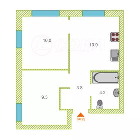 Квартира 40 м², 2-комнатная - изображение 1