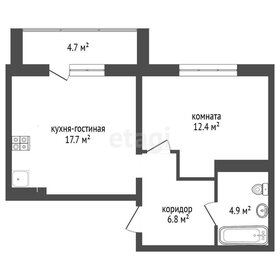Квартира 41,3 м², 1-комнатная - изображение 1