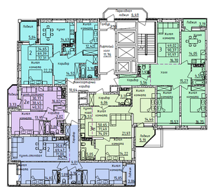Квартира 72,3 м², 2-комнатная - изображение 1