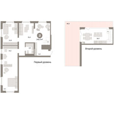 Квартира 142,3 м², 2-комнатная - изображение 3