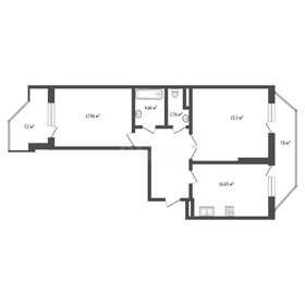Квартира 91,5 м², 2-комнатная - изображение 1