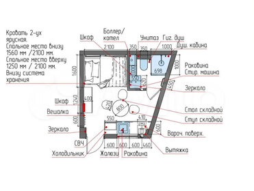 Квартира 14,7 м², студия - изображение 1