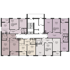 Квартира 56,7 м², 3-комнатная - изображение 2