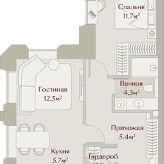 Квартира 45,8 м², 2-комнатная - изображение 2