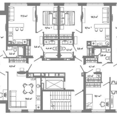Квартира 63,6 м², 2-комнатная - изображение 2