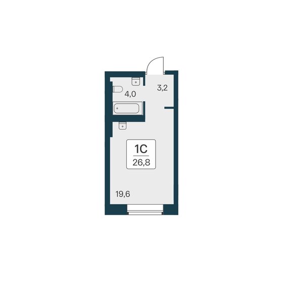 23,3 м², 1-комнатные апартаменты 8 700 000 ₽ - изображение 43