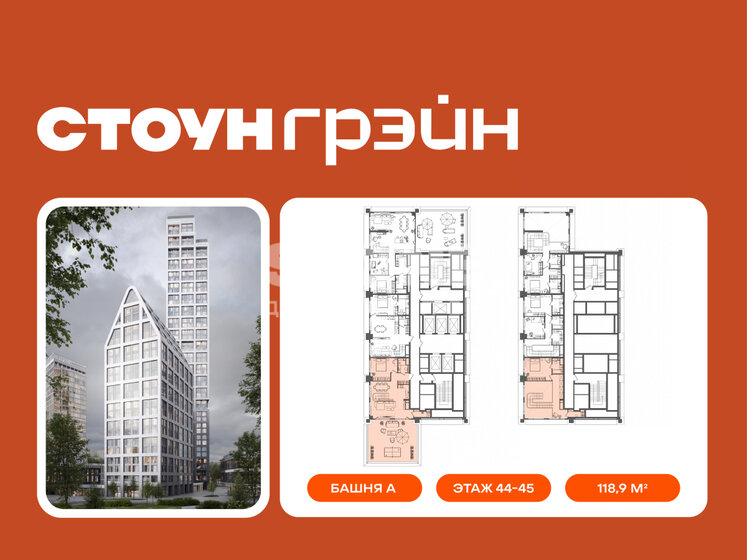 76,7 м², 2-комнатная квартира 80 065 488 ₽ - изображение 21