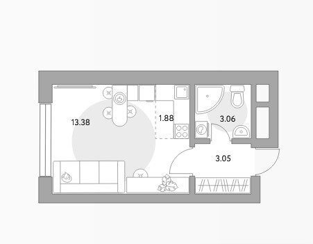 49,2 м², 2-комнатная квартира 7 741 175 ₽ - изображение 14