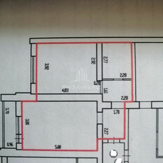 Квартира 54 м², 1-комнатная - изображение 5