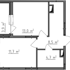 Квартира 39,9 м², 1-комнатная - изображение 3