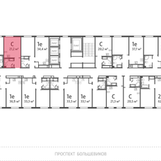 Квартира 21,2 м², студия - изображение 2
