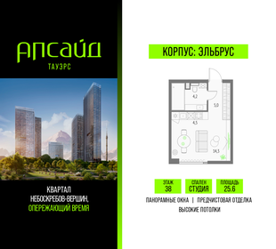Квартира 25,6 м², студия - изображение 1