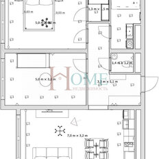 Квартира 73 м², 3-комнатная - изображение 3