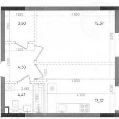 Квартира 41,2 м², 1-комнатная - изображение 2