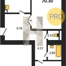 Квартира 70,3 м², 2-комнатная - изображение 4